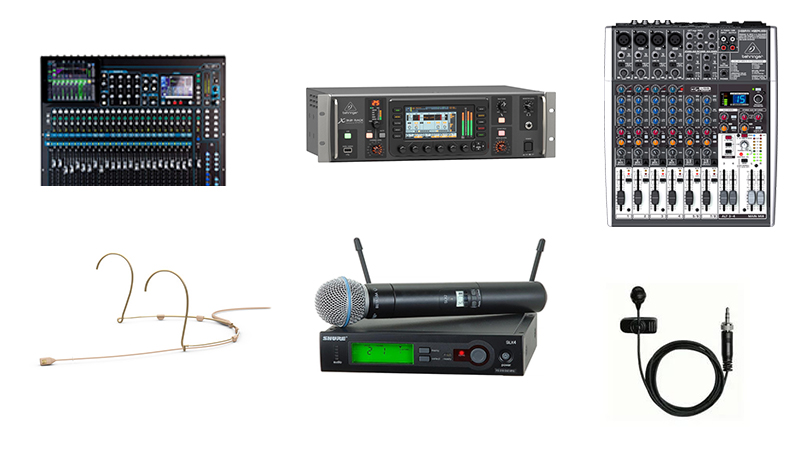 Звуковое оборудование для онлайн трансляции